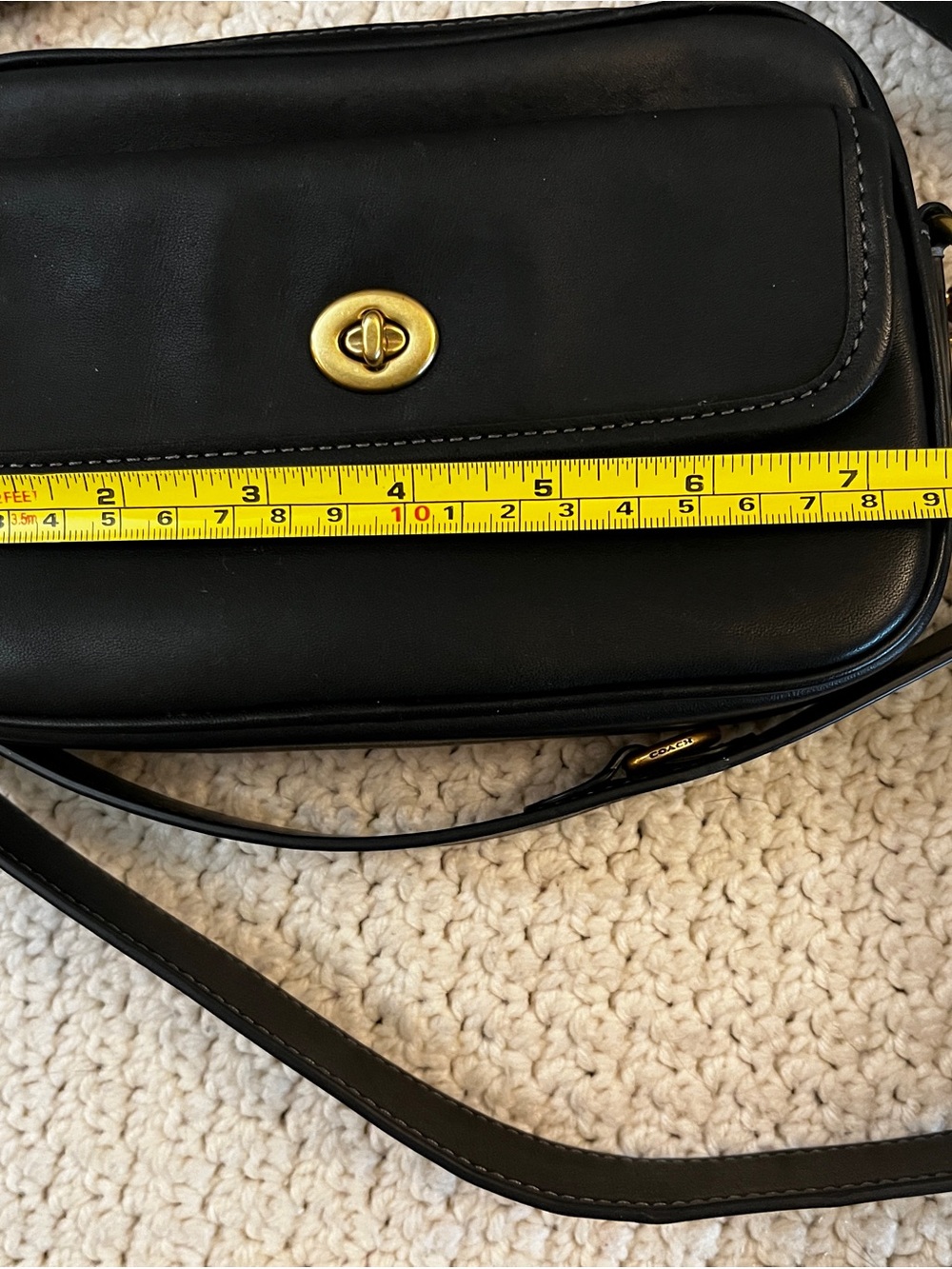 Coach 8640 Waist pack crossbody sling leather bag - Picture 2 of 9